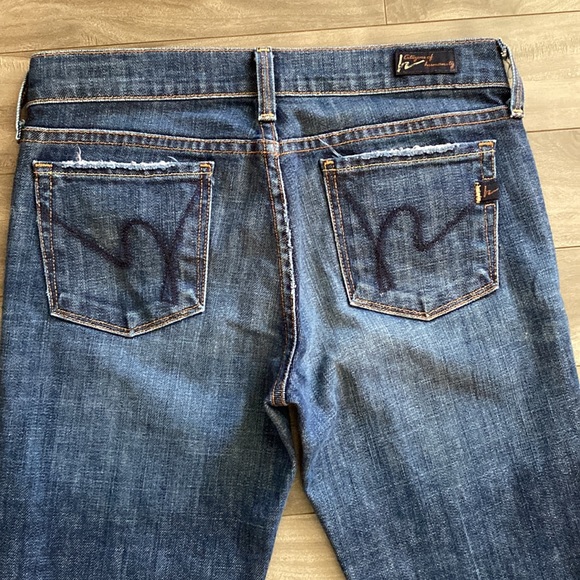 Citizens of Humanity Kelly #063 low-waist Cropped Stretch jeans size 25 - Picture 7 of 14